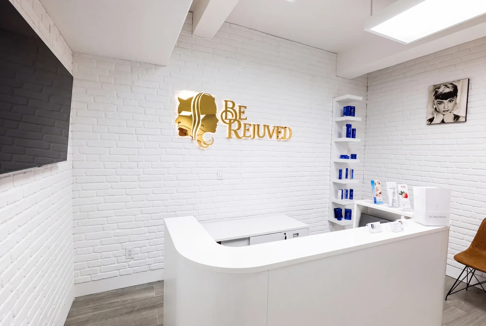 BeRejuved luxury medical wellness clinic interior in Manhattan